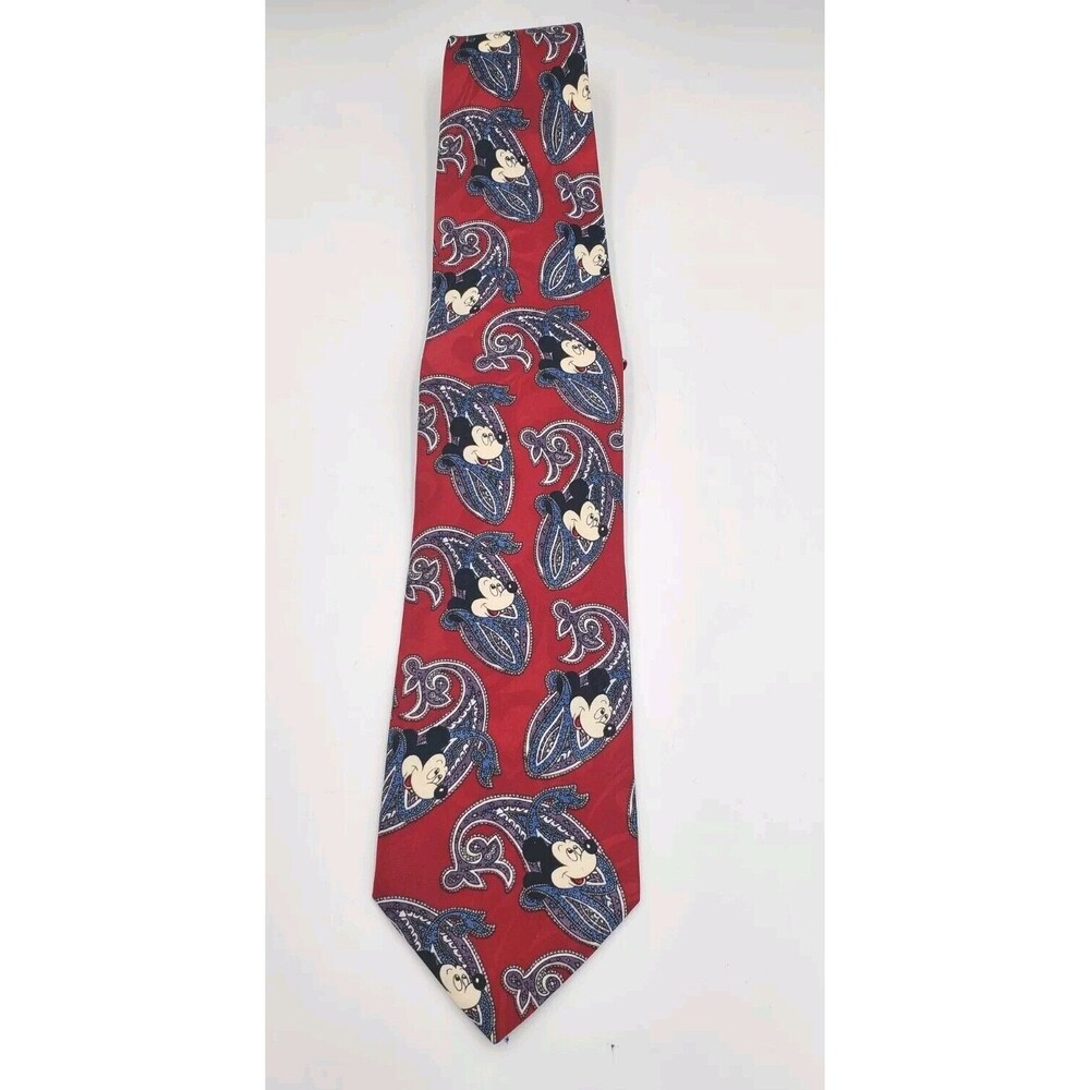 Disney Mickey Mouse Paisely Necktie‎